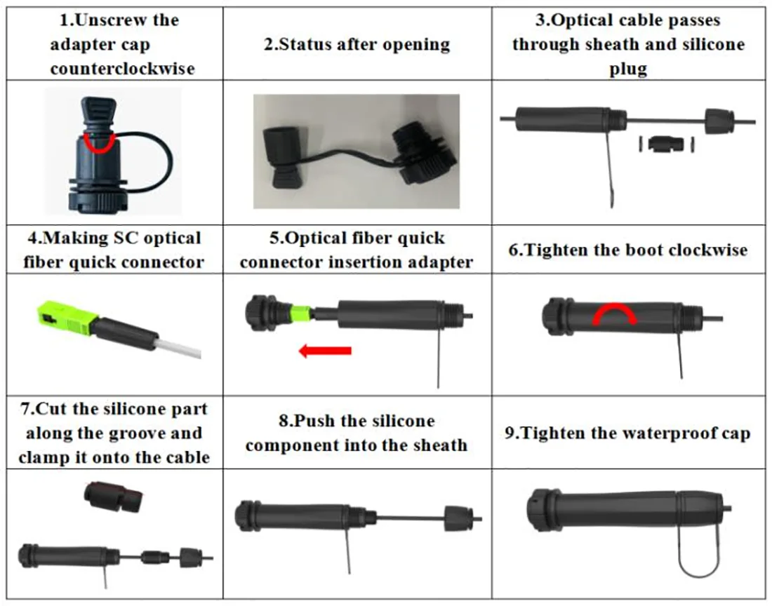 Pre-connectorized Fiber Optic Cable Distribution Box GFS-008-028C