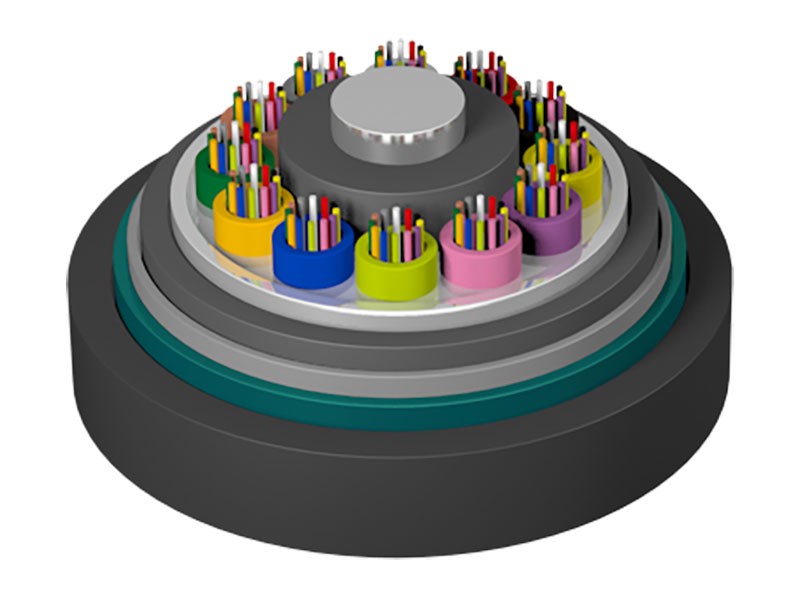 أنبوب فضفاض تقطعت بهم السبل عززت الأساسية المدرعة لهب الألياف البصرية كابل GYTZA53